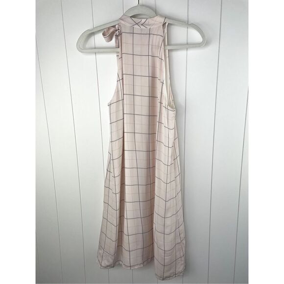 THEORY Espere Tile Print Tie-Neck Dress Size 8 - Picture 8 of 8